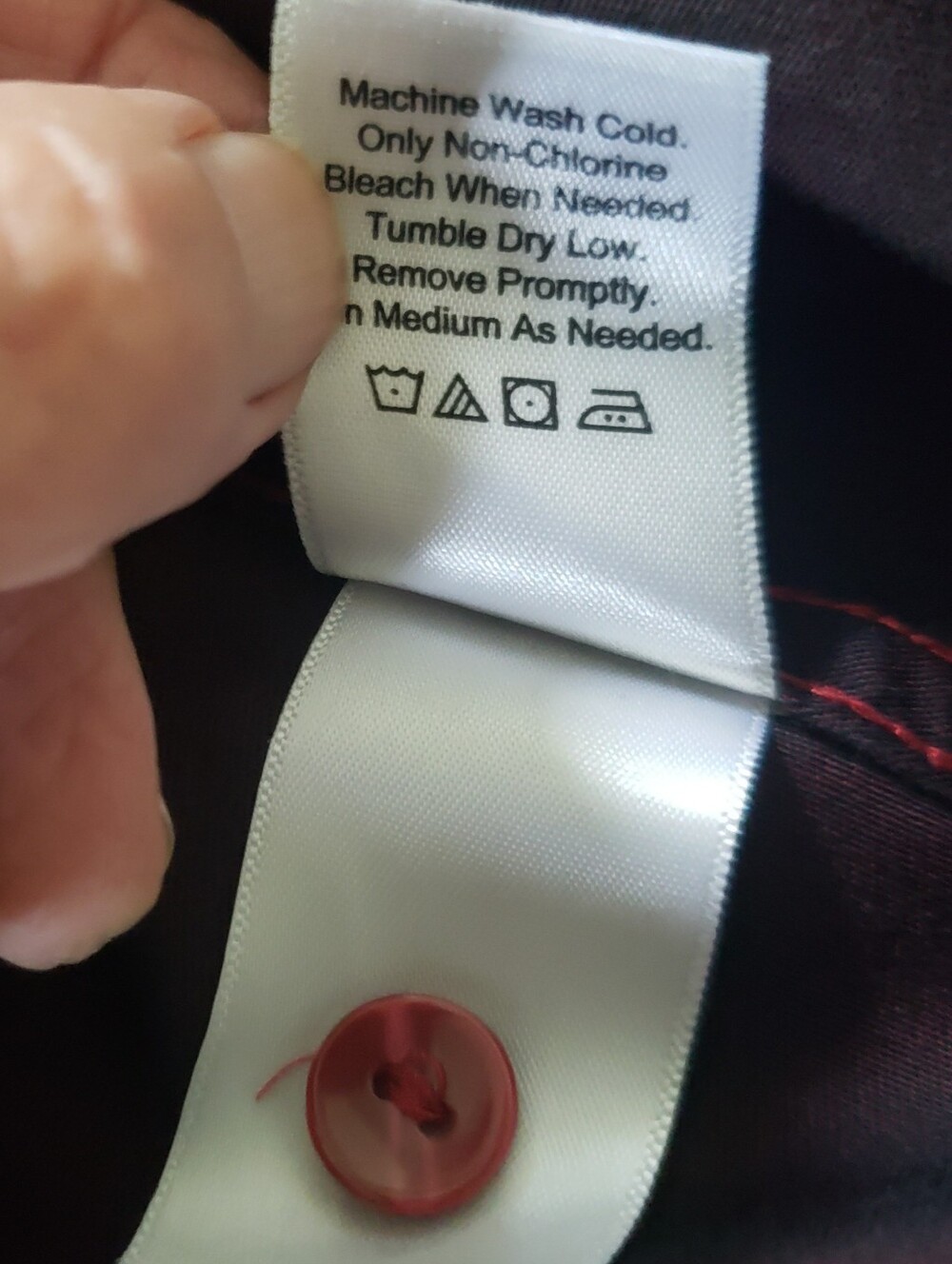 Coldwater Creek Double-Layer Cotton Blouse Plus 2X - Picture 13 of 13